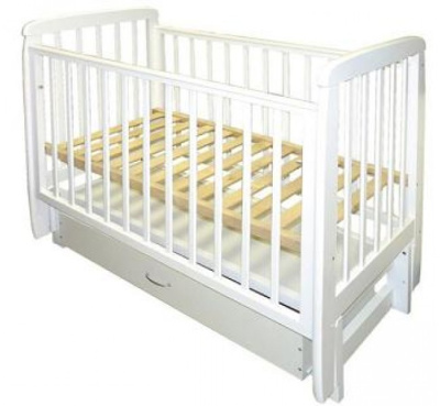 Детская кроватка Соня-05 белая